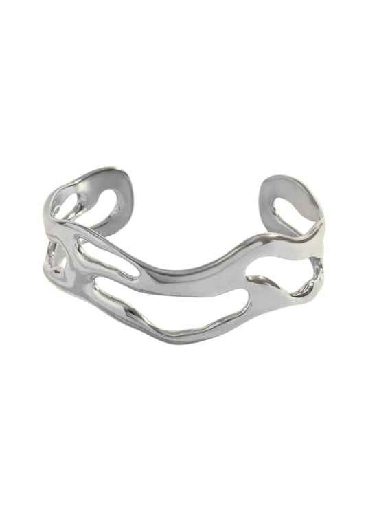 Marcelle Silver Cuff Bangle