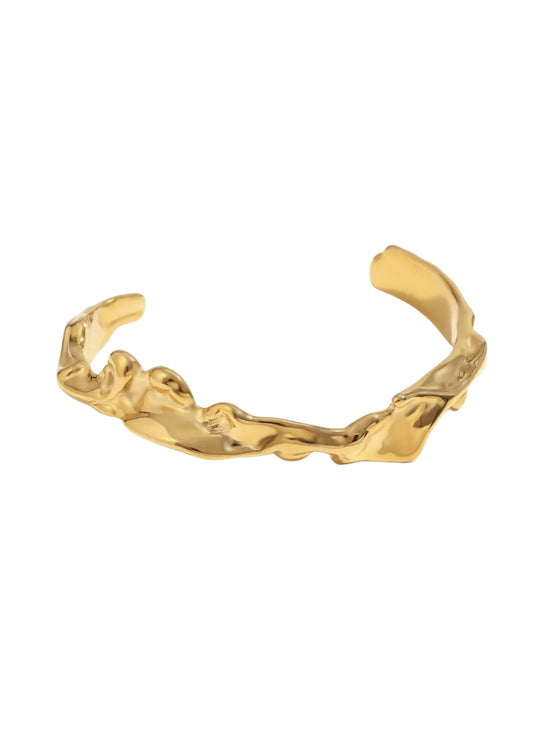 Giovanna Gold Cuff Bangle