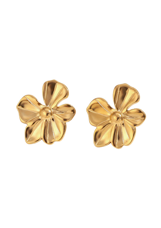 Flora Gold Earrings