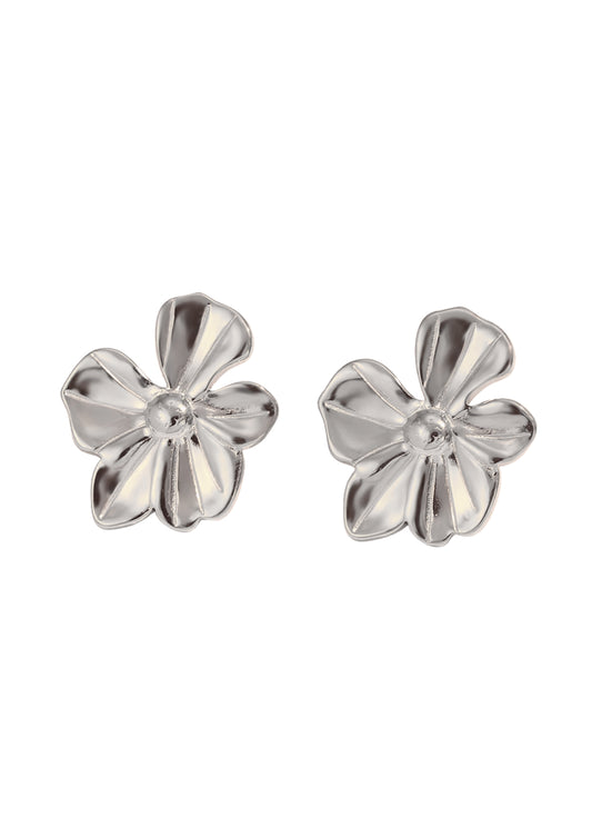 Flora Silver Earrings