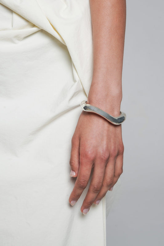 Noah Silver Wave Cuff