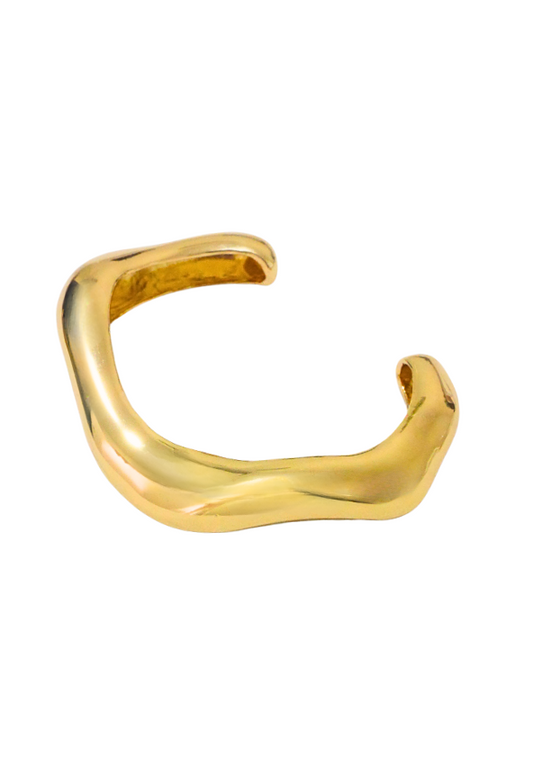 Noah Gold Wave Cuff
