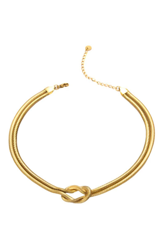 Evelyn Knot Necklace