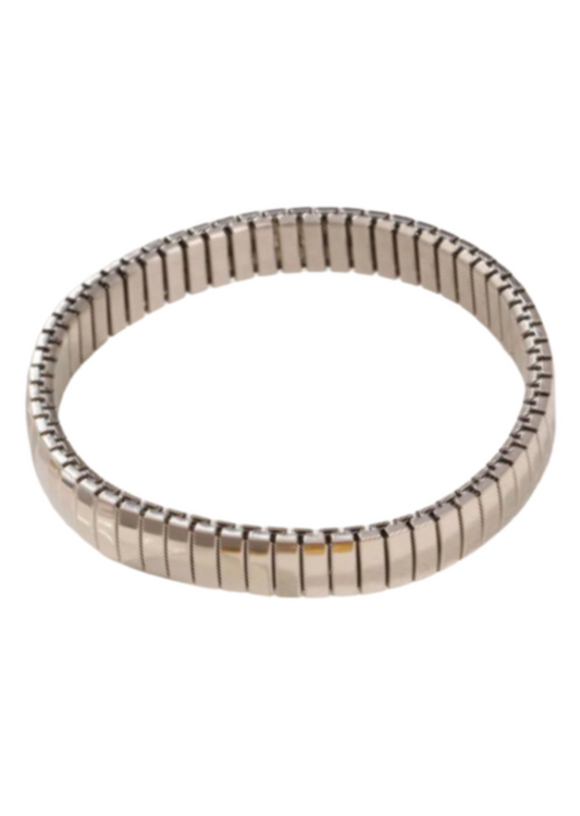Thin Angel Silver Stretch Bracelet