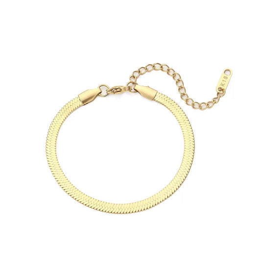 Sol Gold 20cm Snake Chain Bracelet