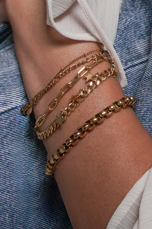 Simone Gold Chain Bracelet