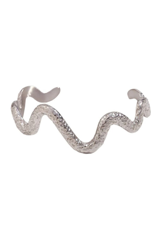 Julia Silver Cuff Bangle