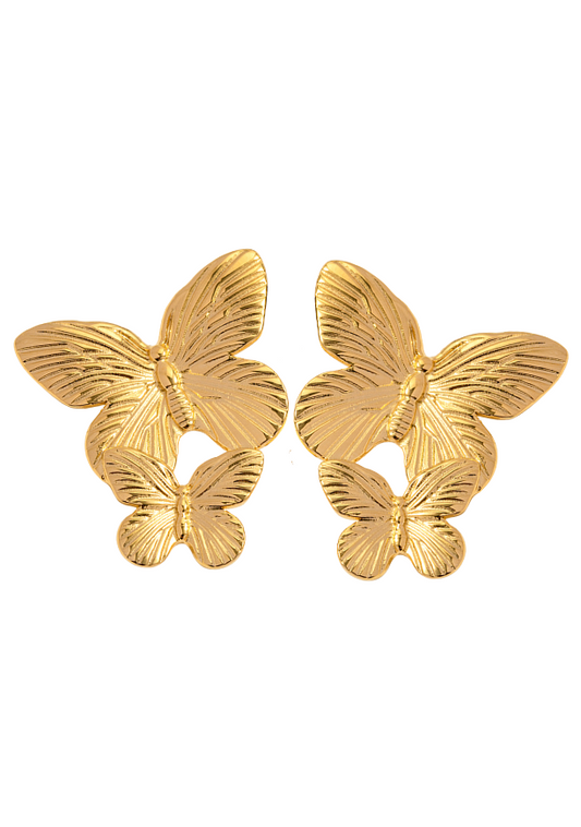 Butterfly Gold Earrings