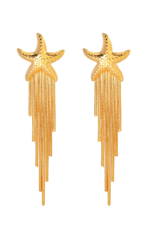 Starburst Tassel Earrings