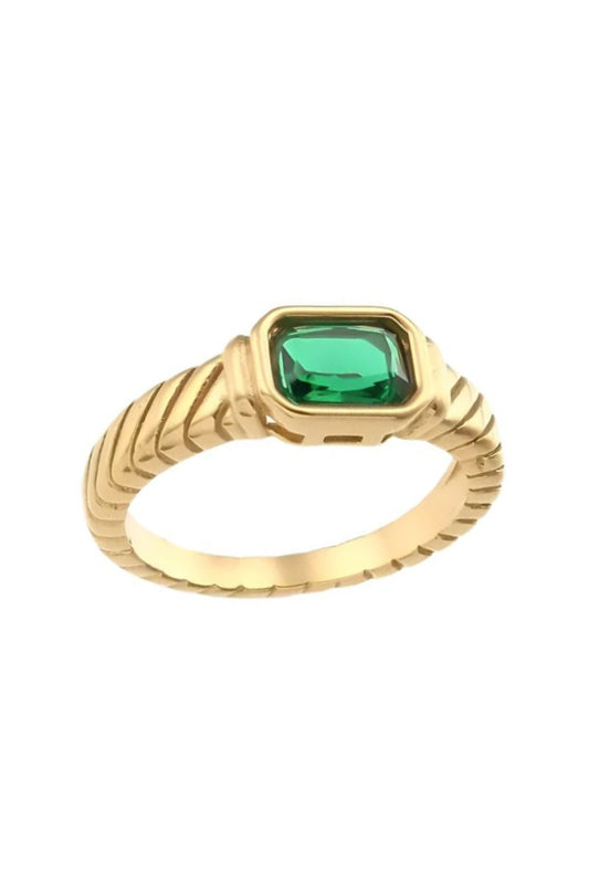 Lucia Green Ring