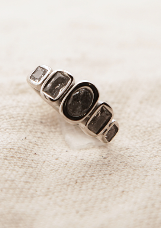 Serena Stone Silver Ring