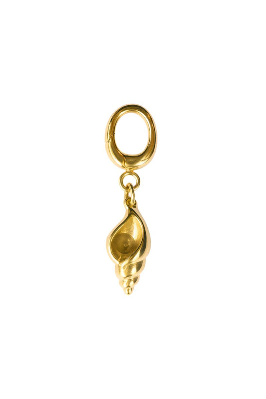Conch Gold Charm