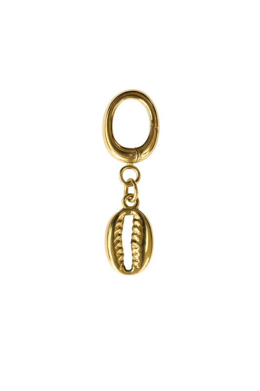 Cowrie Shell Gold Charm