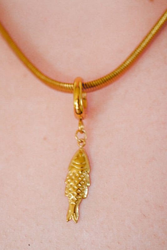 Fish Gold Charm
