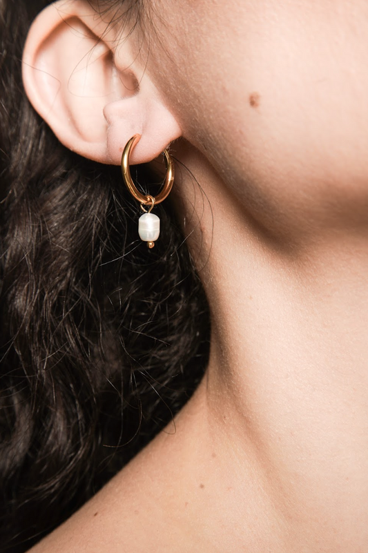 Rebecca Gold Hoop Earrings