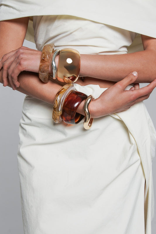 Noah Gold Wave Cuff