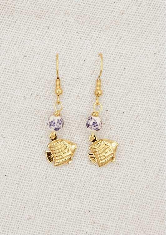 Angelfish Charm Earrings