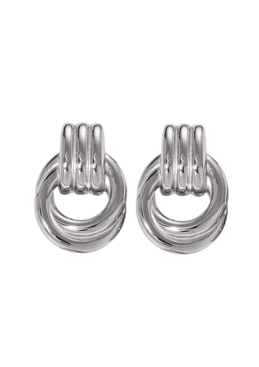 Mary Silver Earrings