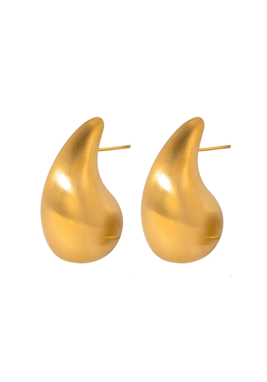 Grace Gold Matte Earrings