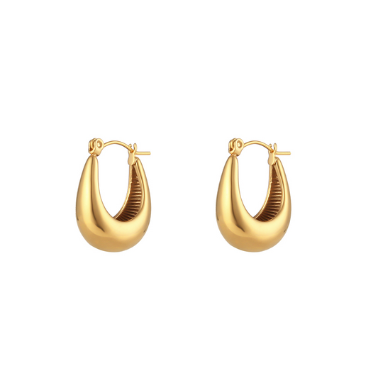 Christine Gold Hoop Earrings