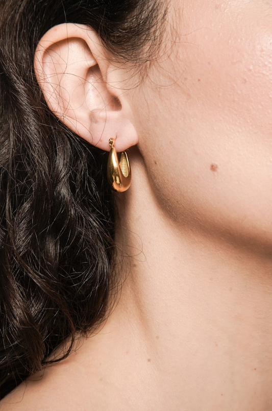 Christine Gold Hoop Earrings