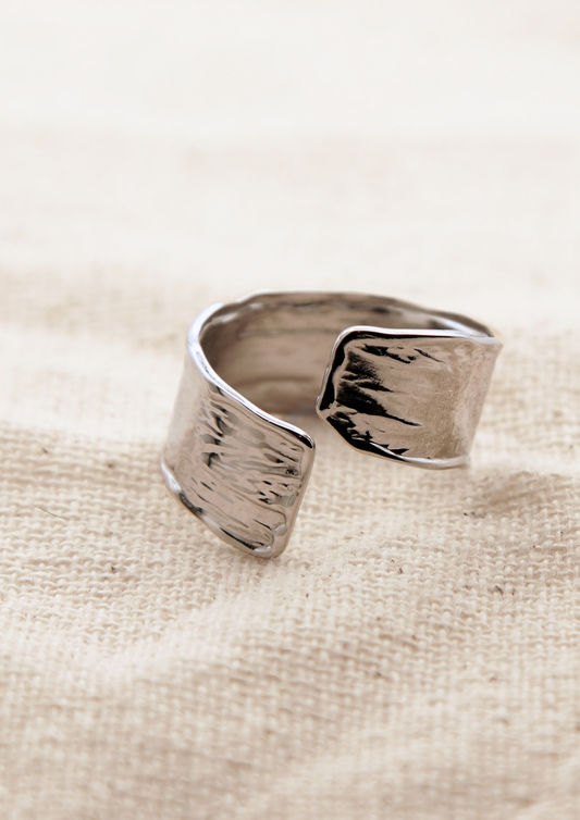Emma Silver Wave Ring