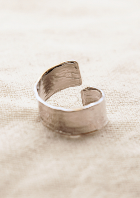 Emma Silver Wave Ring
