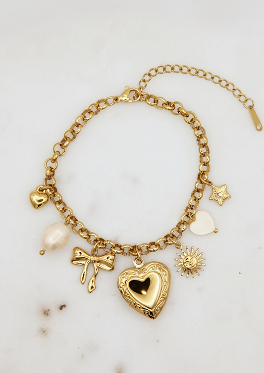 Locket Charm Bracelet
