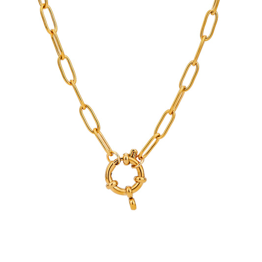 Sammy Paperclip Gold Choker