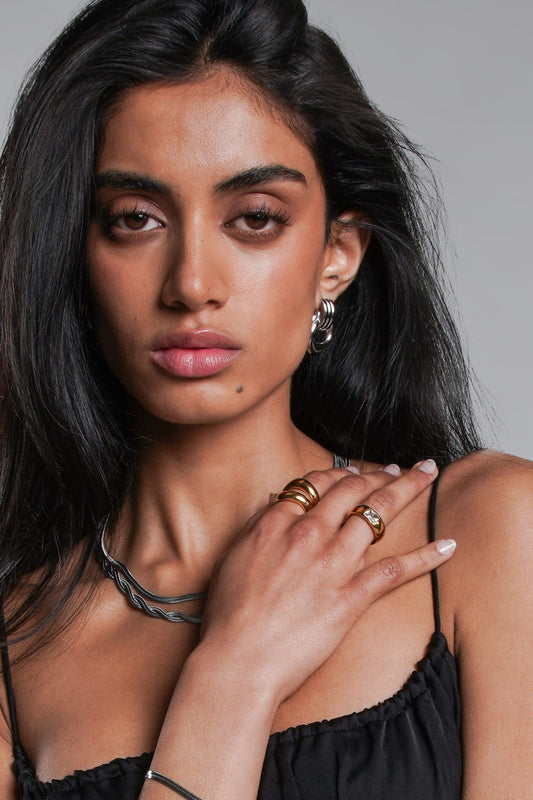 Venus Gold Ring - Square