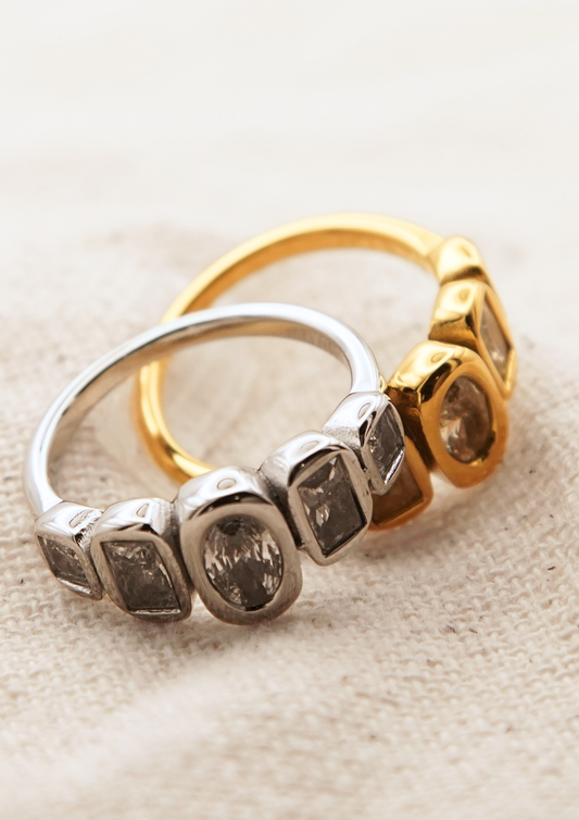 Serena Stone Gold Ring