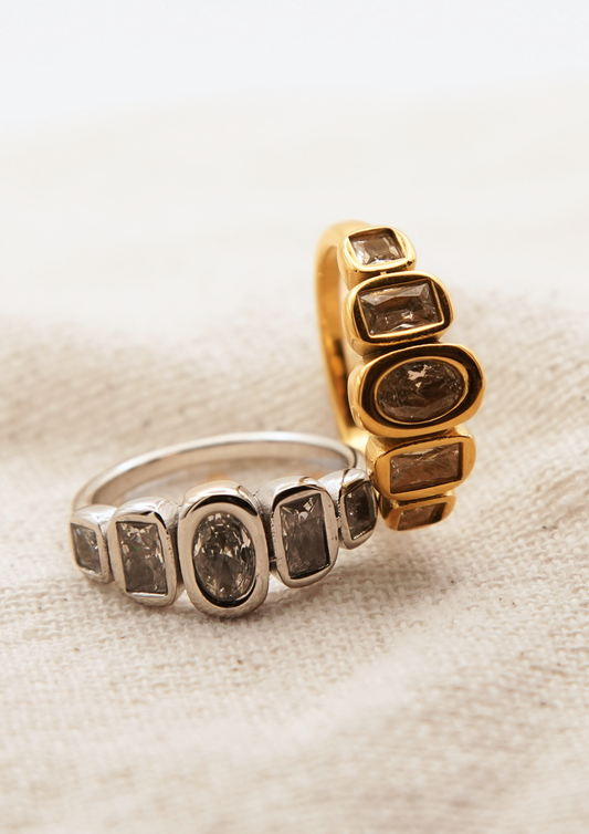 Serena Stone Gold Ring