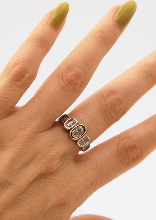 Serena Stone Silver Ring