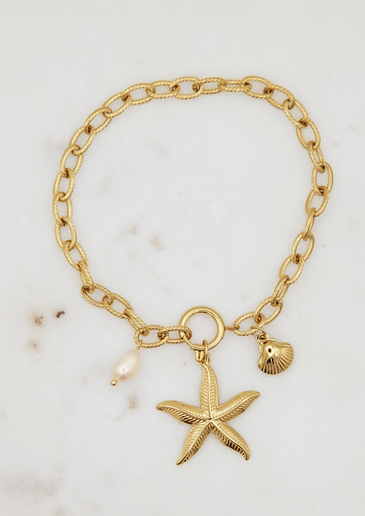 Starfish Charm Bracelet