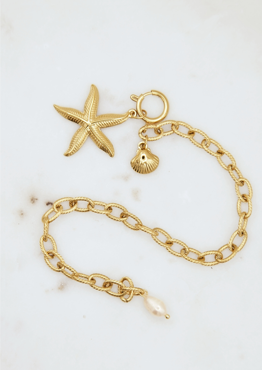 Starfish Charm Bracelet