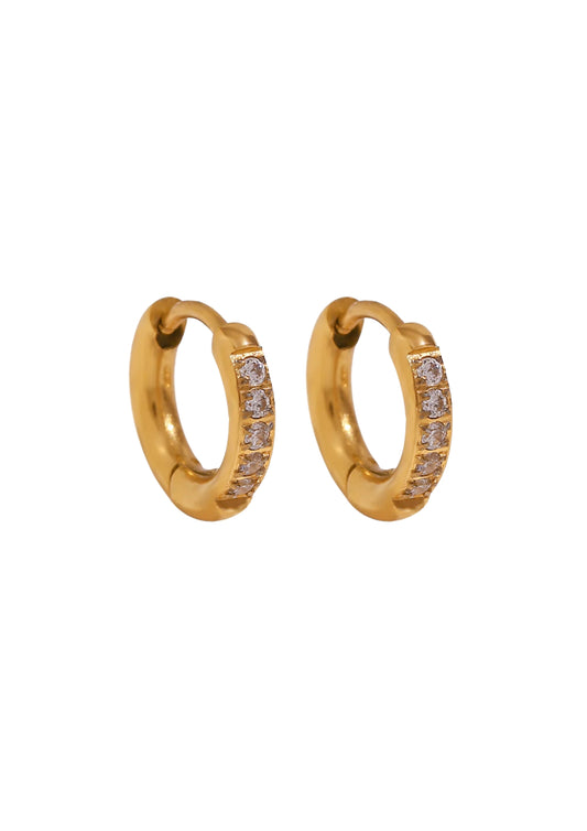 Cleo Gold Hoop Earrings